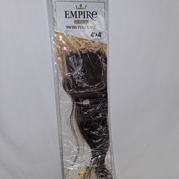 Empire Gold Swiss Full Lace Hair Accessory - Black - Picture 2 of 9